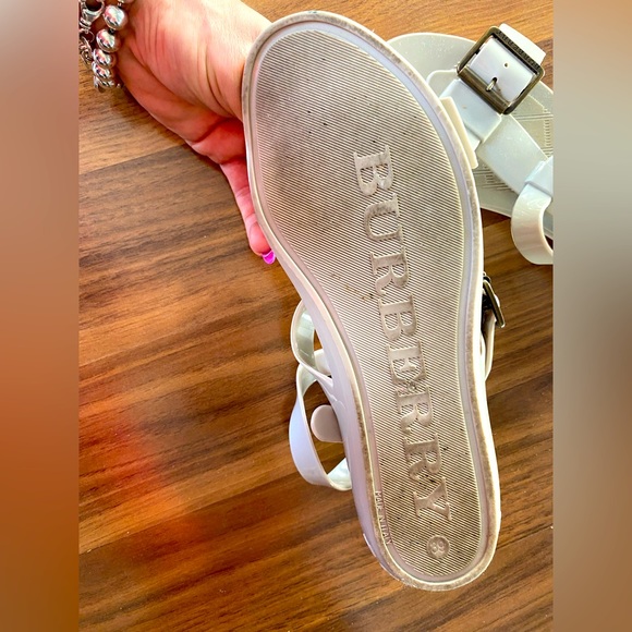 Burberry gladiator jelly sandals, beige/cream, size 38 - Picture 3 of 7
